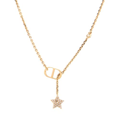 cristian dior star fish necklacee is gold|christian Dior necklace for sale.